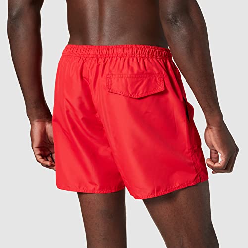 Emporio Armani Underwear Mens Woven Boxer Bañador, Rojo (Rossol 00074), Medium (Talla del Fabricante: 50) para Hombre