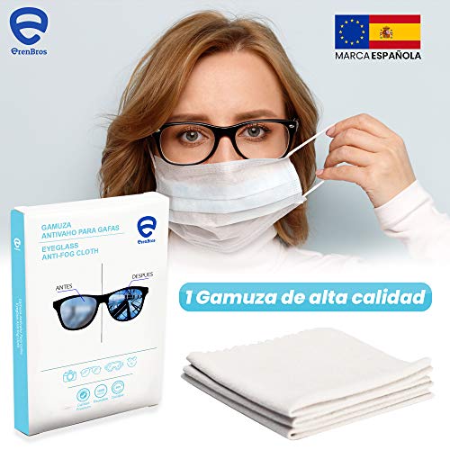 ErenBros Gamuza de Microfibra Antivaho para Gafas | Efecto duradero | Sin olor | Limpieza en seco