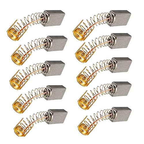 Escobillas de Carbón Motor de Carbón,10 Pcs Carbones para lavadora,5 * 8 * 13 mm Motores con Cepillo de Carbón Compatible con Motor para Lavadora de Bosch Siemens