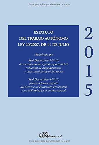 Estatuto del trabajo autónomo Ley 20/2007, de 11 de julio