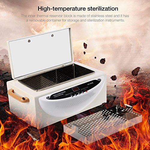 Esterilizador Estético Aire Caliente Autoclave Esterilizador - Esterilizador Inteligente de Alta Temperatura Actualizado para la Esterilización de Uñas Dentales para Toallas