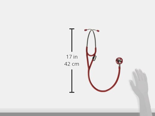 Estetoscopio Cardiology, tubo de burdeos, estetoscopio tipo littmann, estetoscopio cardiológico profesional