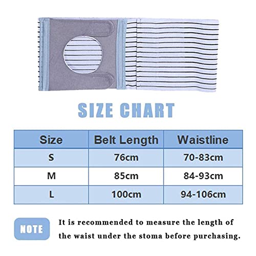 Estoma Ostomía Cinturón de Soporte para Hernia Abdominal, Cinturón de Ostomía para Hernia para Bolsa de Colostomía Carpeta Abdominal, Ligamento Inguinal para Hernia