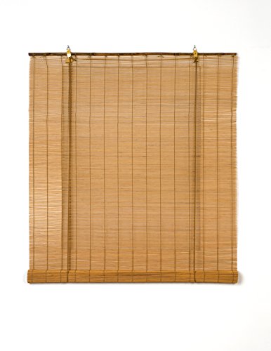 Estores Basic, persianas de bambu, miel, 120x170cm, estores para ventana, persianas enrollables para el interior.