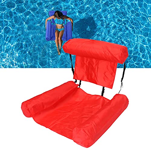 Evonecy Hamaca para Piscina, Silla para Piscina, salón, Silla Flotante Plegable, Cama Flotante, Silla Flotante, Muebles para Piscina, salón Flotante para Lugares de Entretenimiento de Agua de mar