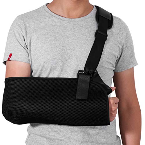 EXCEART Brazo Sling-Brazo Ajustable Correa de Soporte Médico Transpirable Hombro Inmovilizador Manguito Rotador Soporte Brace para Muñeca Rota Brazo Codo