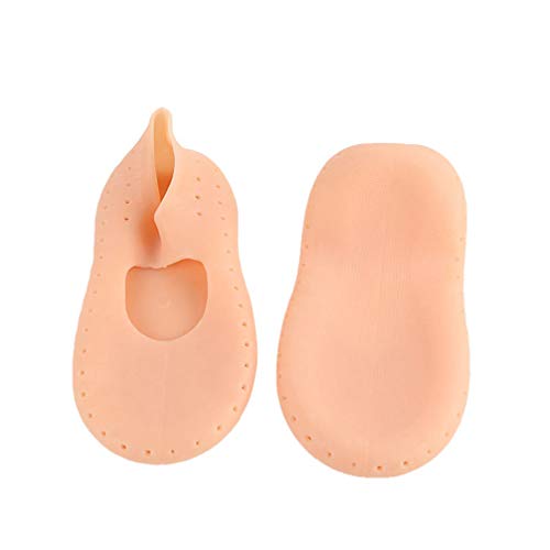 EXCEART Calcetines para El Cuidado de Los Pies Gel de Silicona para Pies Anti-Grietas Protector para El Cuidado de Los Pies Prevenir La Fascitis Plantar Metatarsalgia Callos Callos Tamaño de Ampolla S