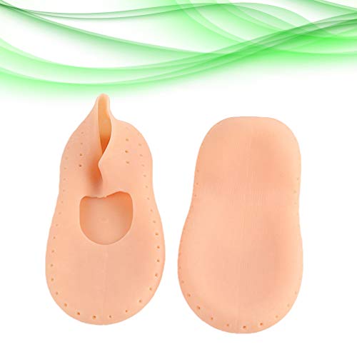 EXCEART Calcetines para El Cuidado de Los Pies Gel de Silicona para Pies Anti-Grietas Protector para El Cuidado de Los Pies Prevenir La Fascitis Plantar Metatarsalgia Callos Callos Tamaño de Ampolla S