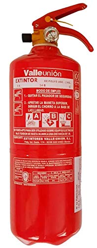 Extintor 2 kg ABC polvo incluye soporte