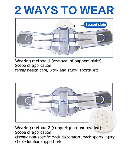 Faja lumbar inferior para mujer, transpirable, para ciática, hernia discal, alivio del dolor de espalda escoliosis (M29.5-33.5)