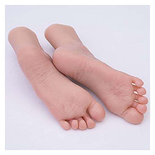 FANGCHENG Modelo De Pie Pie Model Pie Fetish Simulation Vein Platinum Silicone Prótesis Pies ¡Zapatos y Calcetines de Las Mujeres Que disparan los Accesorios