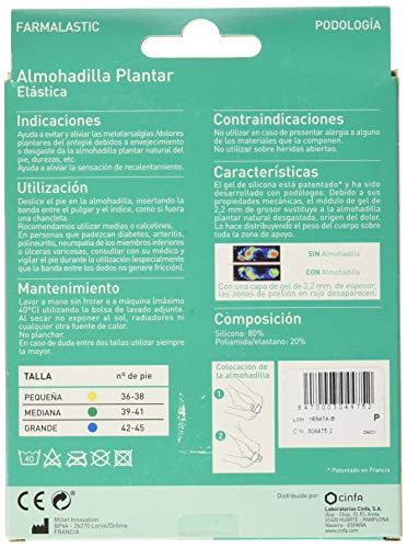 FARMALASTIC - ALMOHADILLA FARMAL ELAST T P