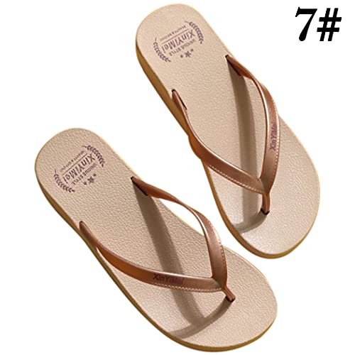 Fascigirl Chanclas Gruesas Antideslizantes Especiales Para Sandalias De Ducha Zapatillas Confort Tangas Sandalias De Playa Zapatillas De Verano Para Mujer Dama