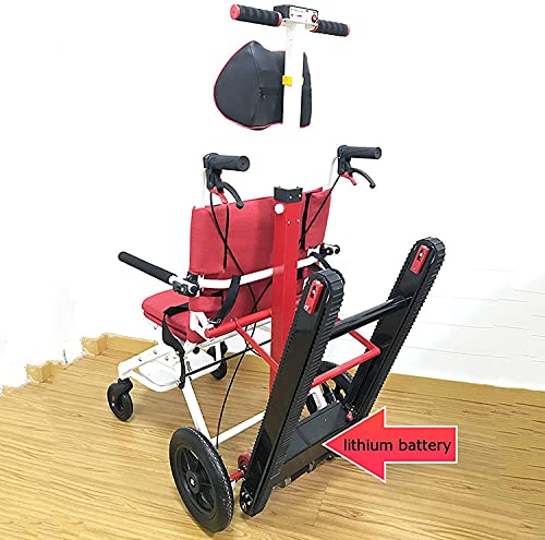 FDSAD Silla de Ruedas eléctrica para Subir escaleras, máquina para Subir escaleras Inteligente y Completamente automática Silla de Ruedas para Subir escaleras Desmontable