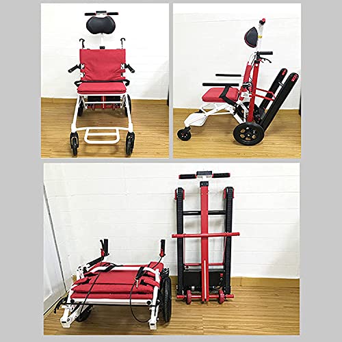 FDSAD Silla de Ruedas eléctrica para Subir escaleras, máquina para Subir escaleras Inteligente y Completamente automática Silla de Ruedas para Subir escaleras Desmontable