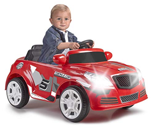 FEBER - Twinkle Car 12V R/C, coche eléctrico de 1 plaza, radiocontrol, 45 min de batería y detalles de coches: faros con luz, 2 marchas, acelerador y freno eléctrico, de 3 a 6 años, FAMOSA (800012263)