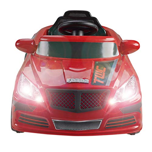 FEBER - Twinkle Car 12V R/C, coche eléctrico de 1 plaza, radiocontrol, 45 min de batería y detalles de coches: faros con luz, 2 marchas, acelerador y freno eléctrico, de 3 a 6 años, FAMOSA (800012263)