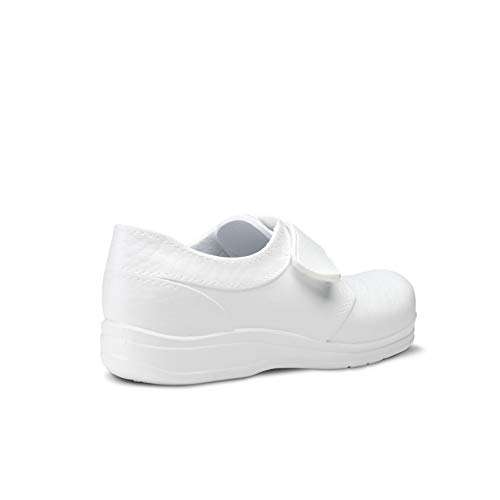 Feliz Caminar - Zapato Sanitario Flotantes Velcro Blanco, 38