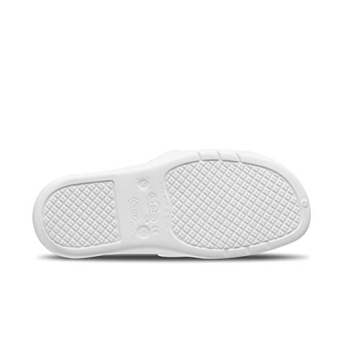 Feliz Caminar - Zapato Sanitario Flotantes Velcro Blanco, 38