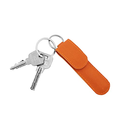 FENGFENGGUO (2 Paquetes) Juego de Limpiador de Cera para oídos de 7 Piezas, para removedor de Cera a Fondo Juego de eliminación de Cera para oídos de Acero Inoxidable, Negro + Naranja