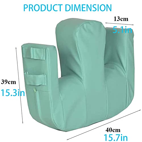 FHW Dispositivo Auxiliar De EnfermeríA Giratorio, CojíN De Postura De DecúBito Lateral Triangular con Dolor por PresióN, CojíN De Volteo para Pacientes Ancianos Postrados En Cama,Verde