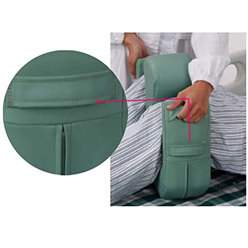 FHW Dispositivo Auxiliar De EnfermeríA Giratorio, CojíN De Postura De DecúBito Lateral Triangular con Dolor por PresióN, CojíN De Volteo para Pacientes Ancianos Postrados En Cama,Verde