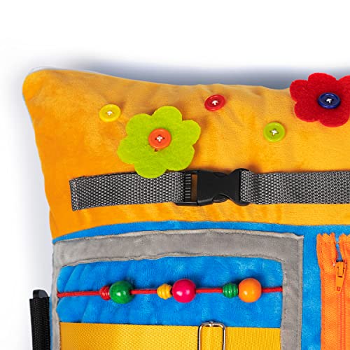 FIDGET PILLOW ACTIVIDAD SENSORIAL MONTESSORI ACTIVIDAD CALMANTE PARA ALZHEIMER, DEMENCIA PERDIDA DE MEMORIA NIÑOS INQUIIETOS Y AUTISMO AYUDA A RELAJAR Y CALMAR