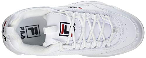 FILA Disruptor kids Zapatilla para Unisex niños, Blanco (White), 37 EU