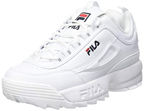 FILA Disruptor kids Zapatilla para Unisex niños, Blanco (White), 37 EU