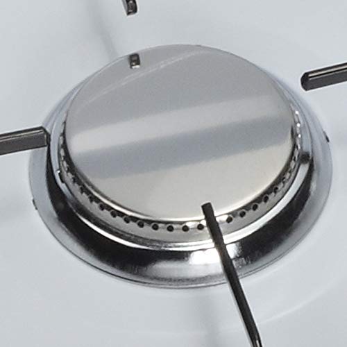 FireFriend KO-6382 Cocina de Gas, 2 quemadores, Metal, Blanco