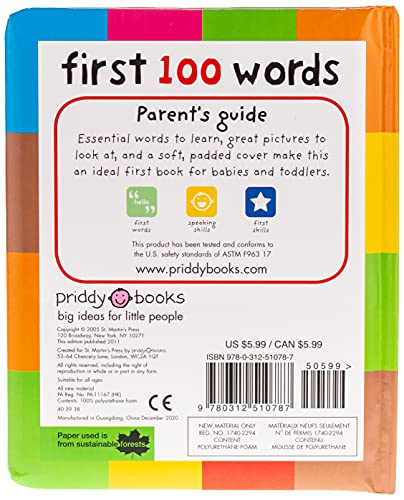 First 100 Words: A Padded Board Book