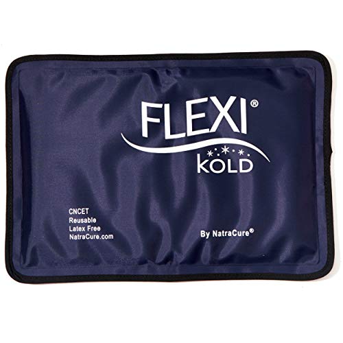 FlexiKold Bolsa Hielo Gel Frío (Tamaño Pequeño 19 cm x 29 cm) – Bolsa Gel Reutilizable Primeros Auxilios para Lesiones Deportivas Golpes Alivio del Dolor Terapia de Frío