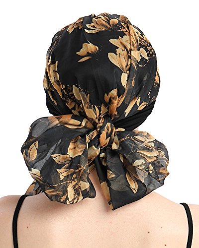 FocusCare Soft Womens Turbante Bandana Cabeza Envolver para el cáncer 100% bambú Fresco