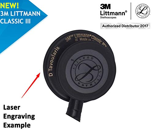 Fonendoscopio 3M™ Littmann® Classic III™ con grabado láser gratuito - Azul caribe 5623