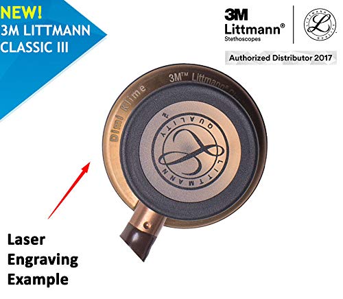 Fonendoscopio 3M™ Littmann® Classic III™ con grabado láser gratuito - Azul caribe 5623