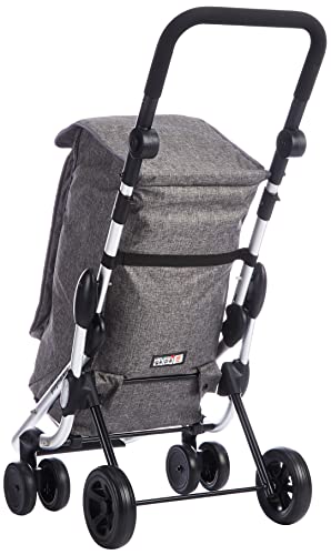 Foppapedretti Go Up Carrito de la Compra, Color Grey