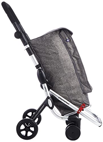 Foppapedretti Go Up Carrito de la Compra, Color Grey