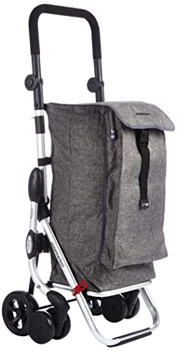 Foppapedretti Go Up Carrito de la Compra, Color Grey