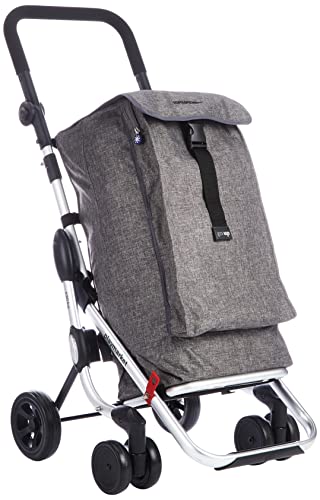 Foppapedretti Go Up Carrito de la Compra, Color Grey