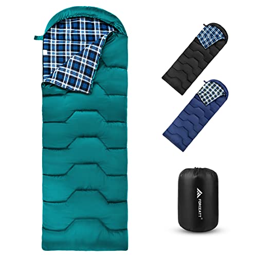 Forceatt Saco de Dormir, -8°C- 10°C Saco de Dormir Invierno de Franela para Adultos, Sacos de Dormir 0 Grados Resistentes al Agua Ideal para Mochileros, Cámping, Actividades de Interior y Exterior.