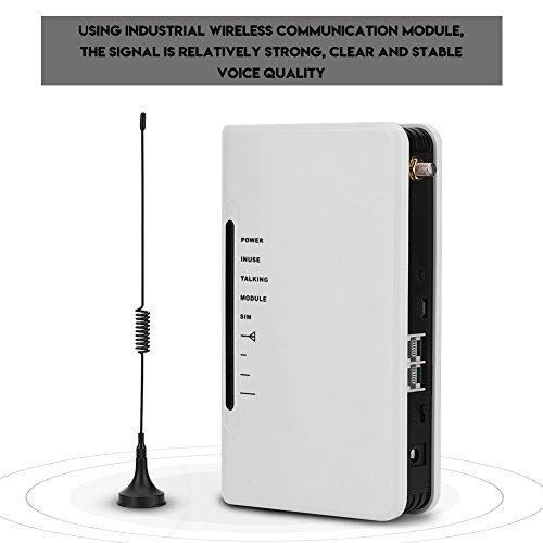 fosa GSM gateways inalámbrico a caja de teléfono con cable, 24-horas de trabajo puede conectar a caja de teléfono grabadora de alarma para hacer llamadas con antena externa(EU plug)