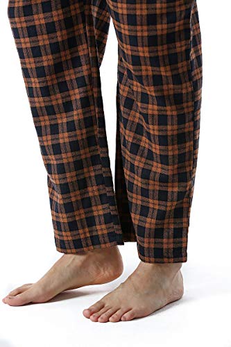 Franela Suave para Hombre Pantalones de Pijama Casual Pantalones de Yoga Inicio