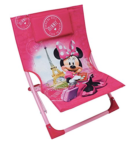 Fun House 712890 Silla de Playa Infantil, Poliéster, Rosa, Norme