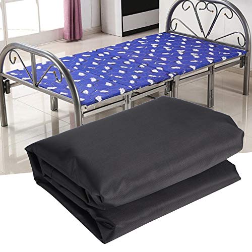 Funda de Cama Plegable portátil Funda Protectora a Prueba de Polvo de Muebles para Tenis de Mesa y Billar de Interior al Aire Libre Uso Negro(85 * 33 * 107cm)