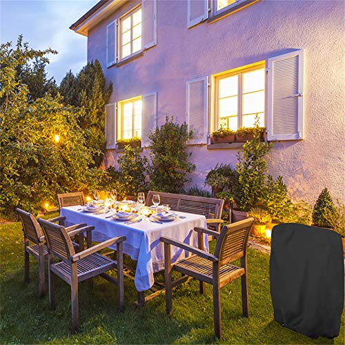 Funda para Silla Plegable para Exteriores, Fundas de Plegable para Tumbona de Tela Oxford 210D, Impermeable, Resistente a los Rayos UV, Protege contra Las inclemencias（W71×H110cm）