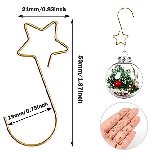 Ganchos para Colgar Bolas y Decoraciones Perchas navideñas en Forma de S Ganchos para decoración de árboles de Navidad para Adorno árbol de Navidad Navidad Fiesta cumpleaños Boda Halloween 40 Piezas