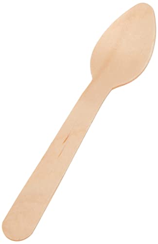 García de Pou 100 Unidades - Cucharillas Café 11 cm Natural Madera