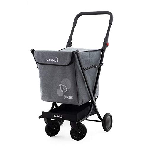 Garmol Carro Compra, Gris, 980x490x740mm