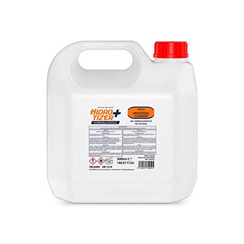 Gel Hidroalcohol 5 Litros Fragancia Melocotón 70% de Alcohol Higienizante de Manos | Gel Hidroalcoholico 5000ml