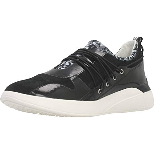 Geox D THERAGON A, Zapatillas Mujer, Negro (Black), 40 EU